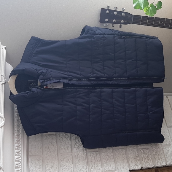 NWT Men's Noel Asmar Equestrian Navy Blue Riding Vest Size XL - Picture 2 of 11